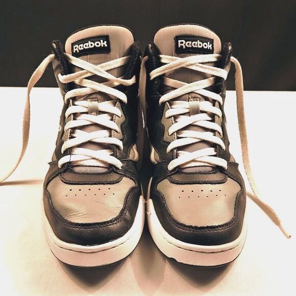 Men's Reebok Royal 2 High Top Sneakers Black Grey Basketball Shoe US Size 9.5 - Picture 2 of 13